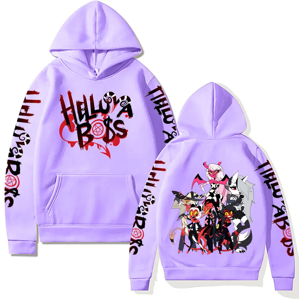 Helluva Boss Graphic Hoodie | Unisex Y2K Streetwear