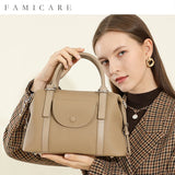 2025 New Women Bag Female Luxury Fashion Shoulder Bags Lady Soft 100% Cowhide Genuine Leather Niche Design Tote Bucket Handbag