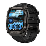 KOSPET Tank M4 Smart Watch Stainless Steel 6-Sat GPS Offline Maps 10ATM Waterproof 45M Dive 24/7 Health Monitor for Android iOS