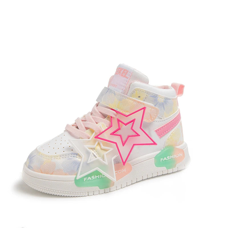 Classic Kids' Leather Fashion Sneakers