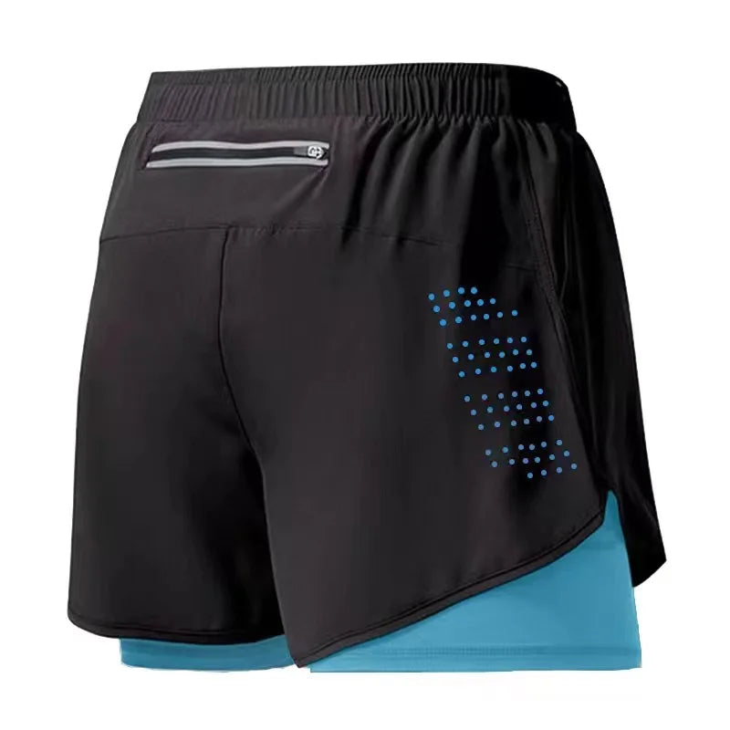 Performance Double-Layer Training Shorts | Moisture-Wicking Athletic Gear