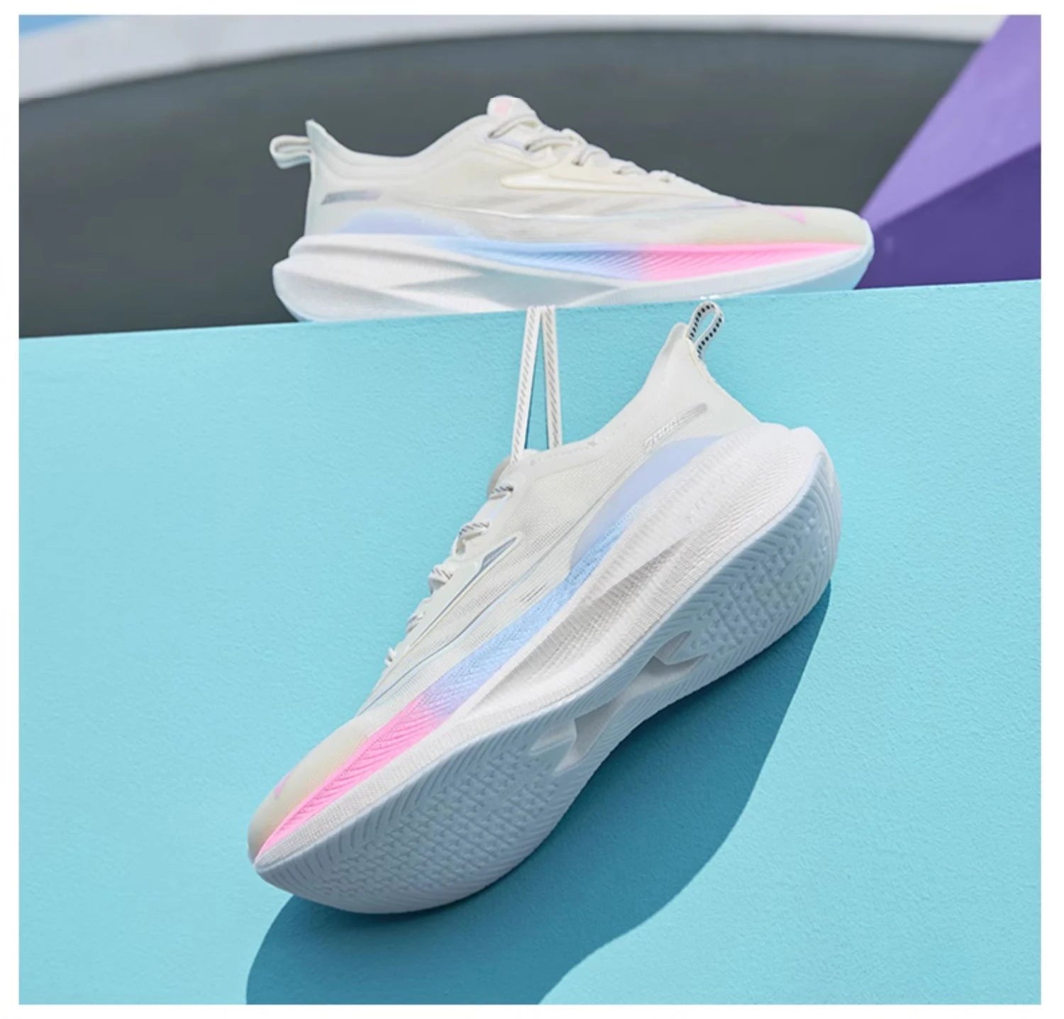 Xtep 2000KM 2.0 Running Shoes Men  Summer Professional TPU Shock Absorption Sneakers 876219110043(suggest half size down)