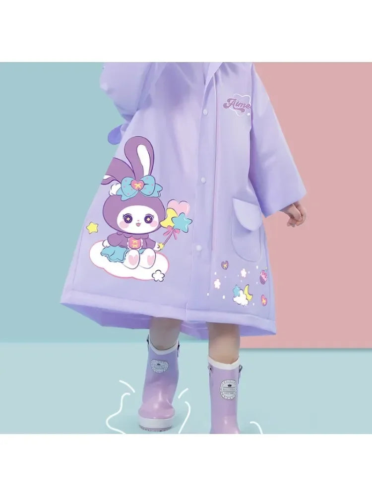 Kids' Cartoon Raincoat – Fun & Waterproof Rain Gear