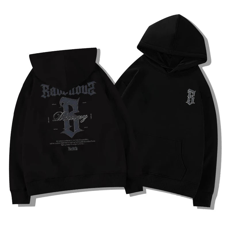 Men’s Printed Pullover Hoodie