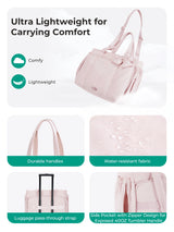 Women's Large Capacity Multi-Pocket Tote Shoulder Bag