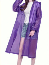 EVA Unisex Hooded Raincoat – Waterproof & Lightweight