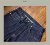 Vintage High-Rise Selvedge Denim Jeans for Men | 14oz