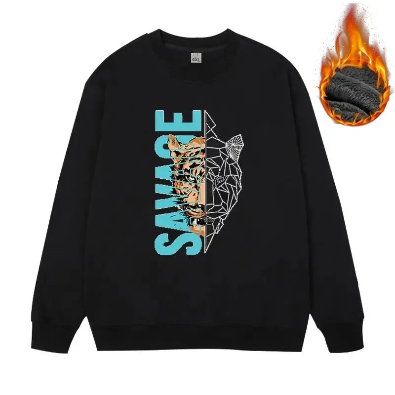Men's Plus Size Fleece Sweatshirt XL–7XL