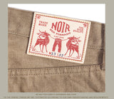 Red Tornado American Jeans Men's Retro 18oz Loose Straight Brown Selvedge Denim Jeans 634 Version