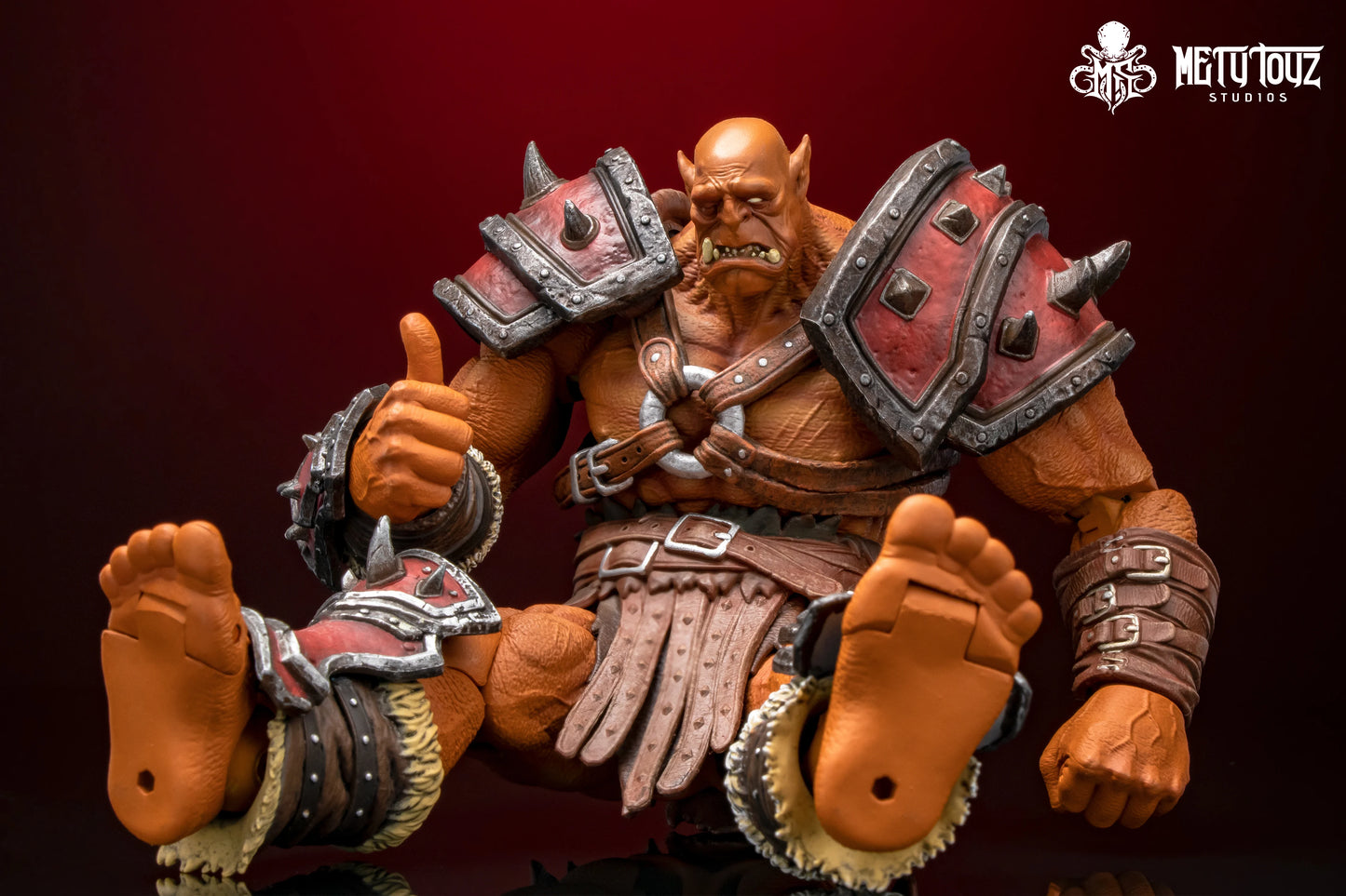 Metytoyz Limited Adventurer World Orc Ork Captain Kagas Bounty Hunter Bloody Hands Morlock Soldier Action Figure Special Edition
