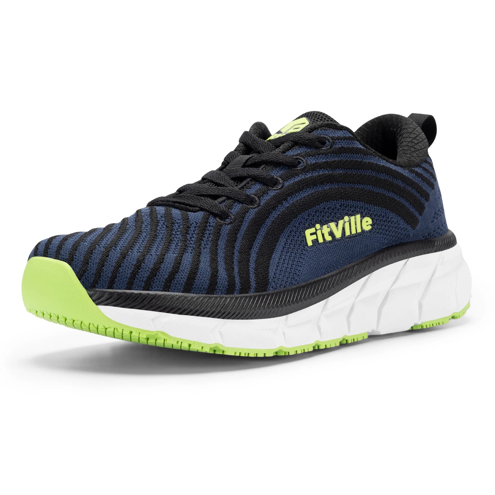 FitVille Wide Toe Box Running Shoes for Men | FlowCore V2