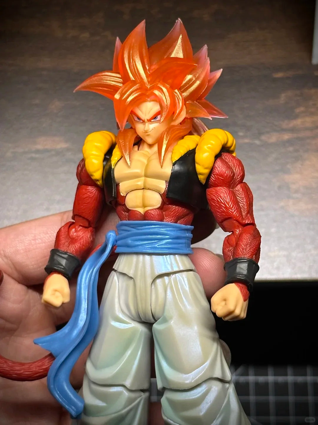 In Stock KAMIONE Tonsenarttoys Dragon Ball Gogeta Figure GT Super Saiyan 4 SSJ4 Gogeta Anime Action Figures Toys Gifts