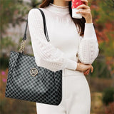 Women's Vintage Letter Tote Shoulder Bag
