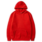 Men’s Classic Solid Color Pullover Hoodie