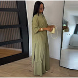 Women Pant Set Stand Collar Lace Sheer Sleeveless Split Front Top Wide Leg Solid Pant Casual Elegant Two Piece Set For Ladies