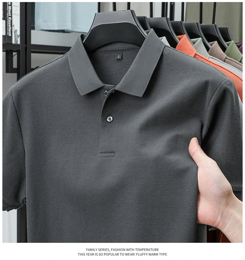 Men's Premium Cotton Polo Shirt – 19 Colors