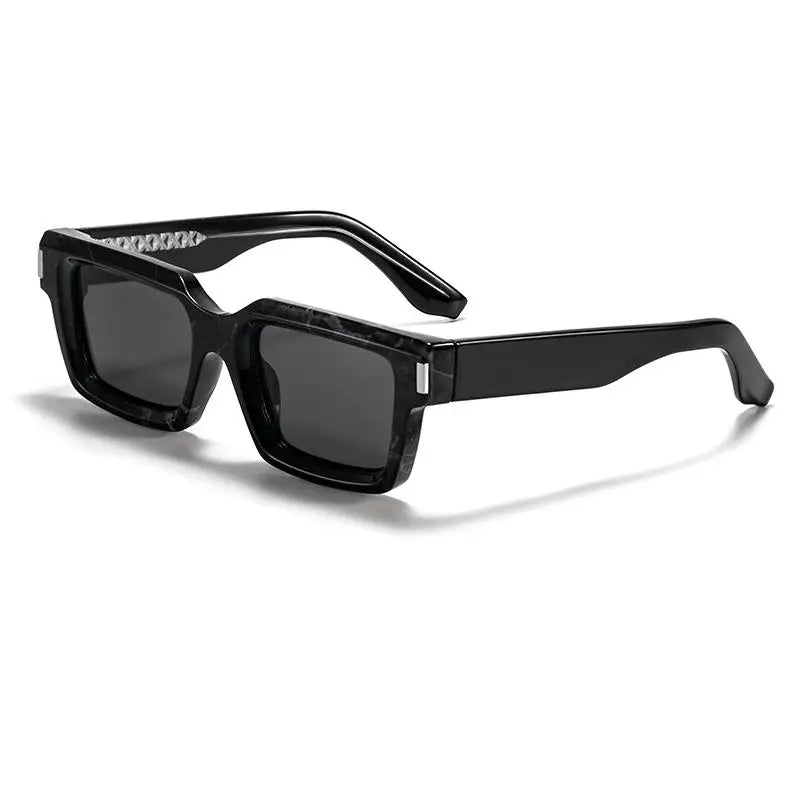 HBK Punk Vintage Square Men's  Sunglasses Brand Design Small Frame Sun Glasses Party Travel Glasses Gift Ideal Choice