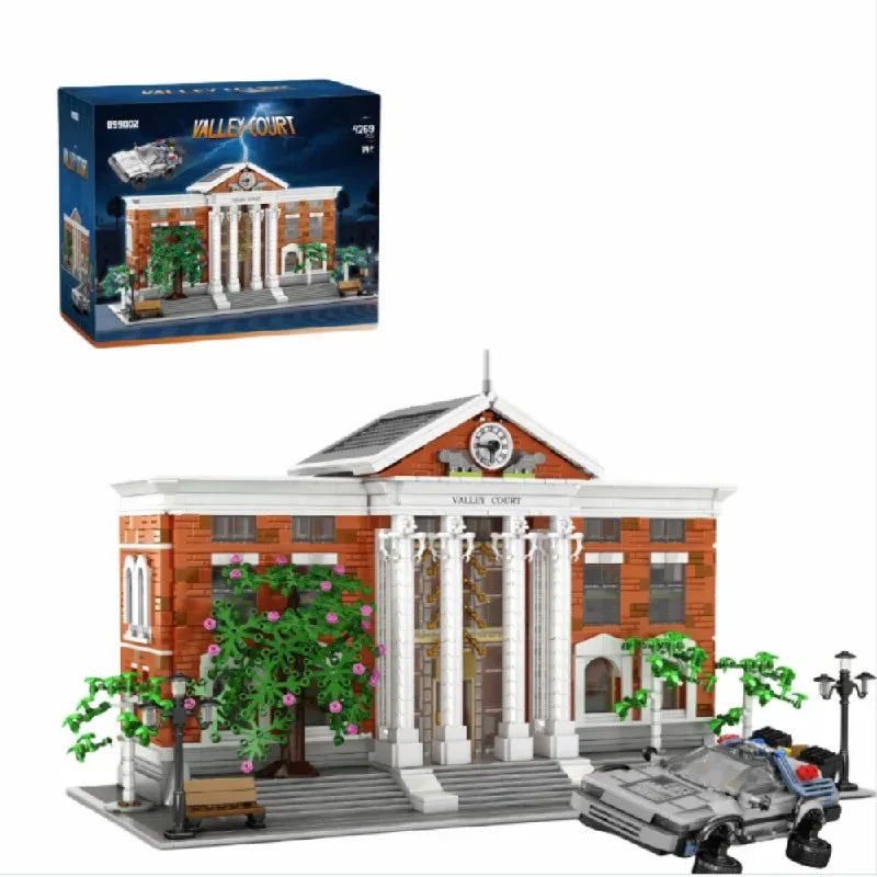 Movie Valley Court Modular Buildings Blocks City View Future Courthouse Mall Architecture Model Kit Boys Toy Adults Gift 4269PCS