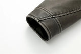 2025New Coal graysty le Women's washed leather jacket with belt, short coat with downgraded zipper and vintage lapel jacket