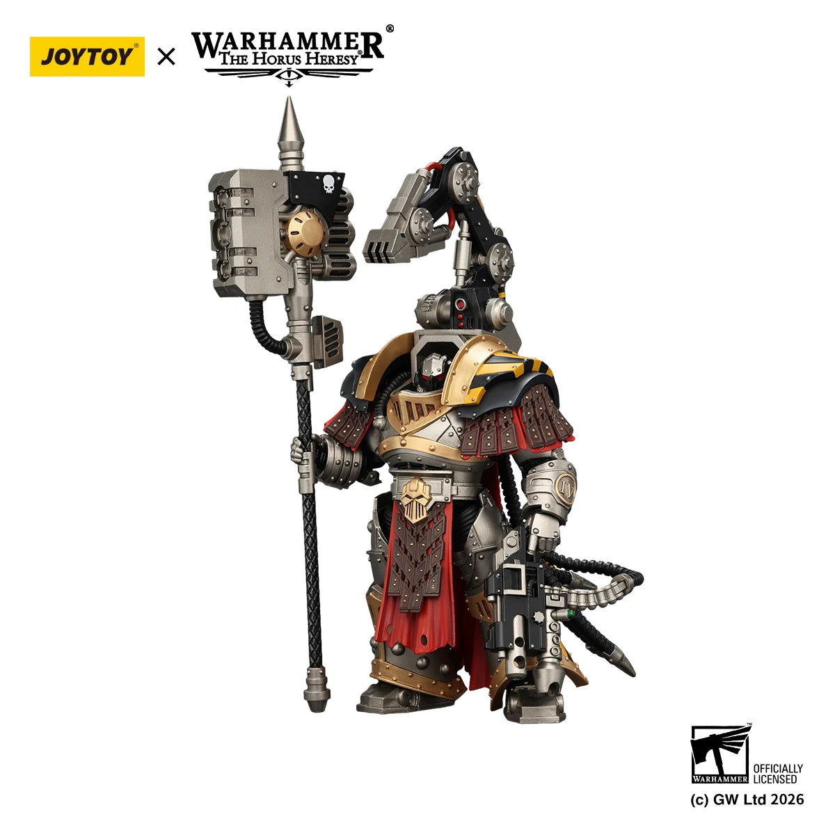 [IN STOCK]JOYTOY Warhammer 40K 1/18 Action Figure Iron Warriors Warsmithwith  Graviton Crusher Hammer figures Toys