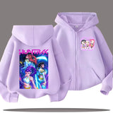 Demon Hunters Kids' Hooded Zip Jacket