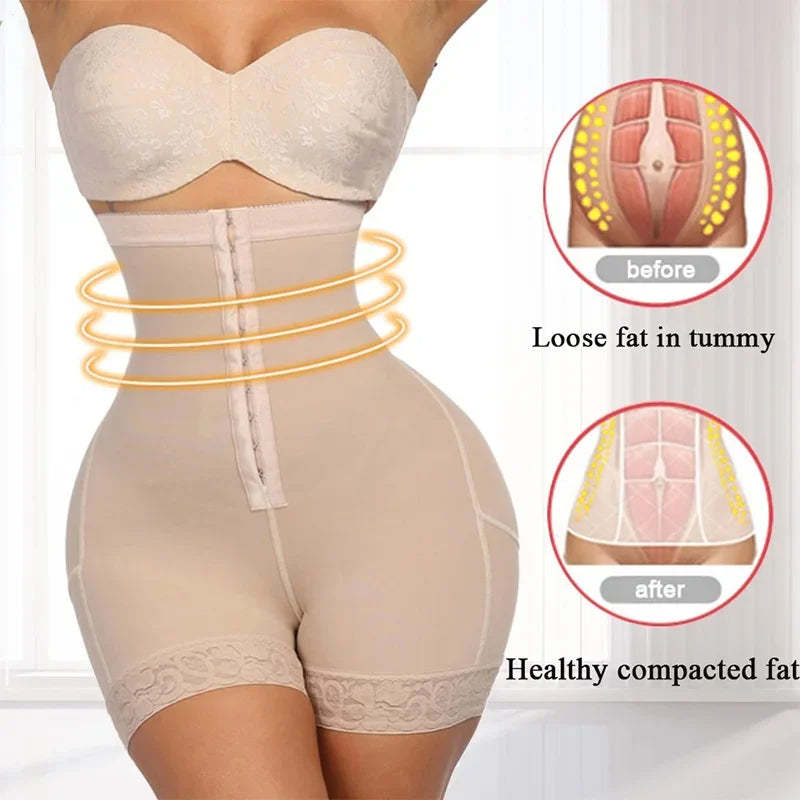 USA-Made Fajas Colombianas: High-Waist Tummy Control & Butt Lifter Shapewear