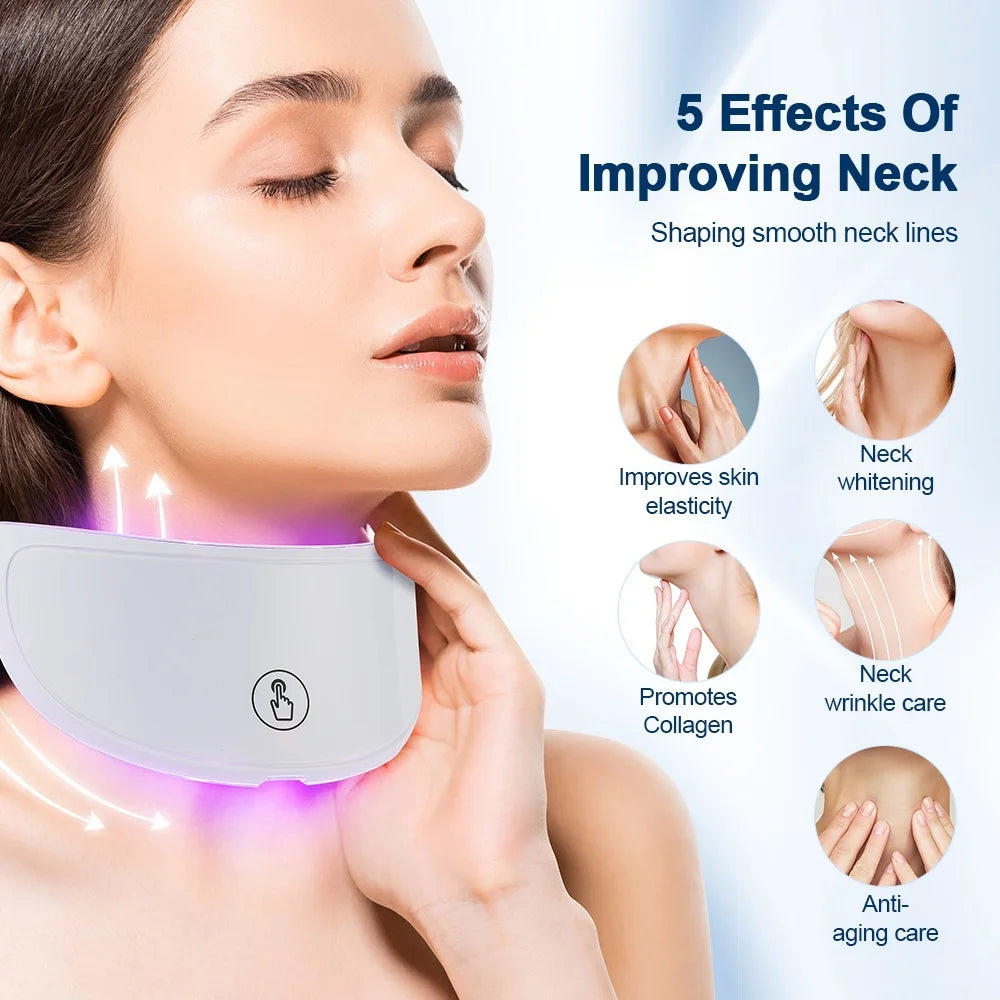 7-Color Photon LED Neck Rejuvenation Mask