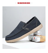 Men's Breathable Canvas Slip-On Loafers