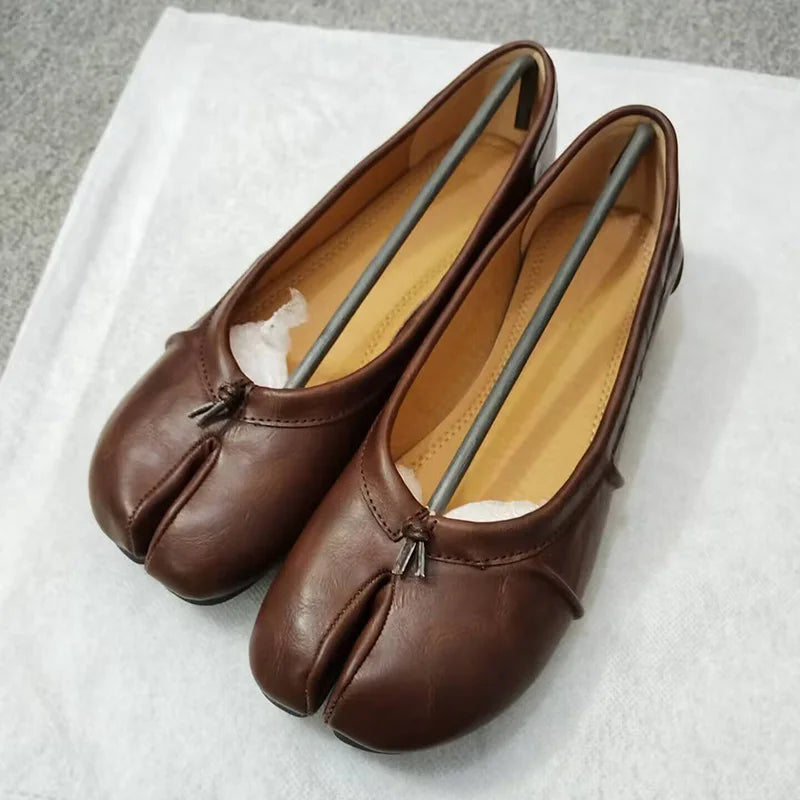 Split Toe Ballet Flats | Tabi Loafers for Women