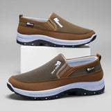 LEDP Men's Canvas Slip-On Loafers — Breathable, Non-Slip, Lightweight