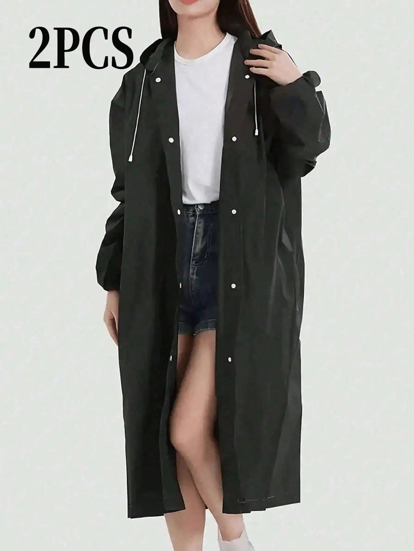 EVA Unisex Hooded Raincoat – Waterproof & Lightweight