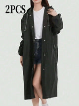 EVA Unisex Hooded Raincoat – Waterproof & Lightweight