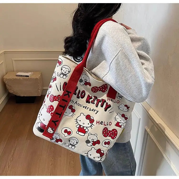 Hello Kitty Large Capacity Handbag & Backpack