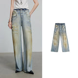 TOYOUTH Women Denim Jean 2025 Spring New Long Pants 8518053