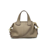 Women's Natural Cow Leather Bag Female Retro Cowhide Crossbody Bags Ladies Large Capacity Shoulder Bag for Middle aged Women