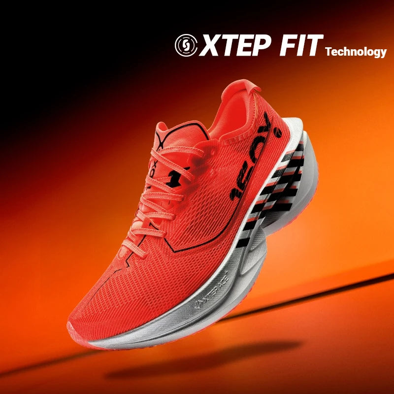 Xtep 160X 7.0 Running Shoes 2025 Professional Marathon PB Carbon Plate Sports Shoes Cushioning Shock Sneakers 975319110039