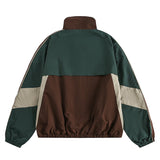 Vintage Patchwork Jackets Windbreaker Men Harajuku Casual Outdoor Jacket Mens Clothing Streetwear Hip Hop Spring New Jackets