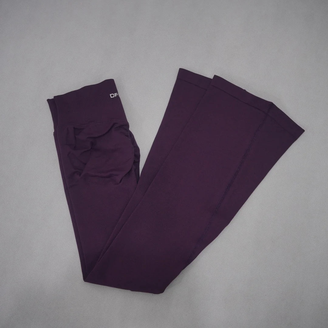 Women's Flare Yoga Pants with Stretch Waist