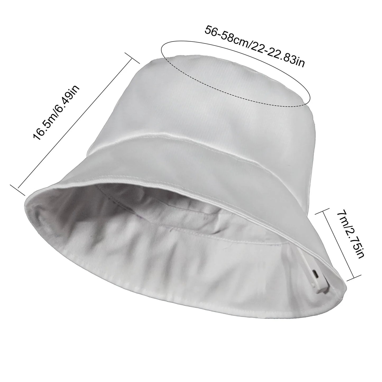 Luminous Fiber Optic Cyberpunk Bucket Hat