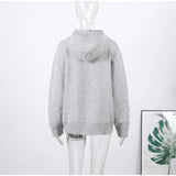Women's Relaxed Hooded Pullover Sweater