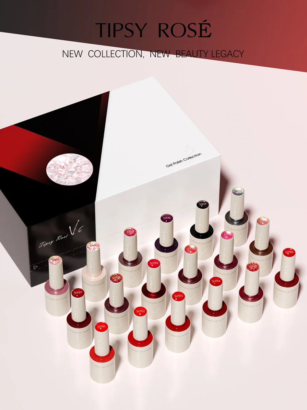 VENALISA 10ml Gel Polish Set | HEMA-Free | 90 Colors