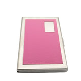 Fashion Aluminum Anti Magnetic Card Holder Women Men Metal Credit Card Business Card Holders Organizer Purse Wallet