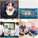 Round Floor Cushion Seating for Adults,Tufted Thick Meditation Cushion for Floor Seating Yoga Living Room Office