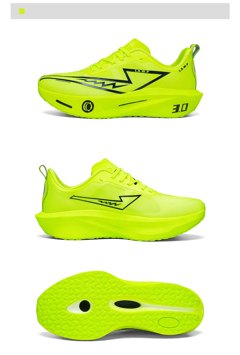 Men Marathon Running Shoes Carbon Plate Training Race Sports Outdoor Breathable Lightweight Women Comfortable Athletic Sneakers