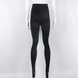 Women's Black Glitter Skinny Pants