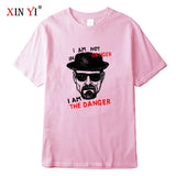 Men's T-shirt 100% Cotton Short Sleeve Breaking Bad Men T-shirt Casual Heisenberg Print Summer Tshirt Cool T-shirt Male Men Tops