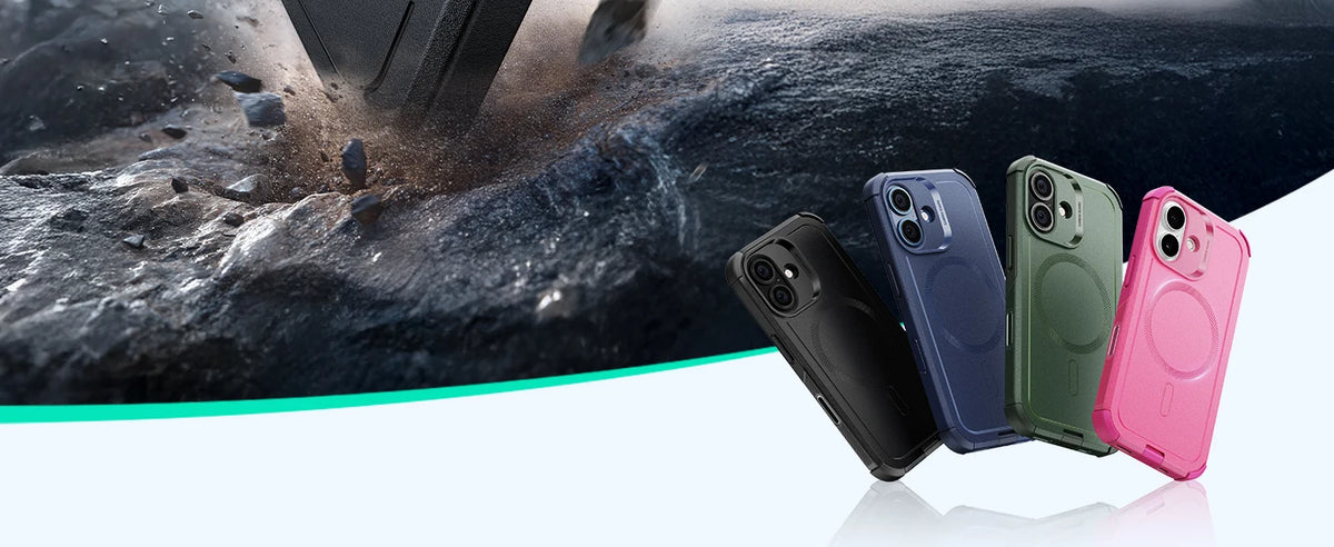 ESR Magnetic iPhone Case with Camera Stand