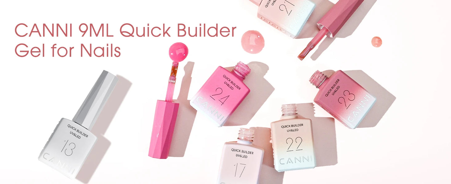 CANNI Quick Builder Gel Polish – HEMA/TPO Free, UV/LED