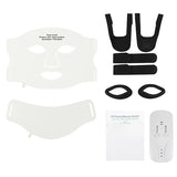 7 Colors LED Face Neck Set Mask Red Light Skin Rejuvenation Brighten Soft Silicone Facial Photon Therapy Flexible Skin Repair