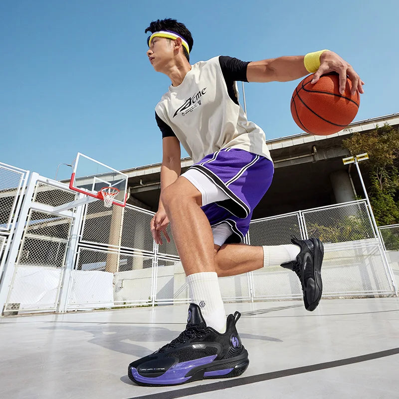 361 Degrees GOEY 2.0 Youth Men's Sports Basketball Wear-Resistant Non-slip Shock-absorbing Lightweight Sneakers Male 672511117